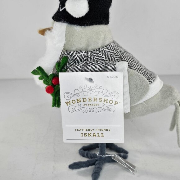Target Wondershop Featherly Friends Bird Winter Decorative Figurine 2022 Iskall - Picture 6 of 9
